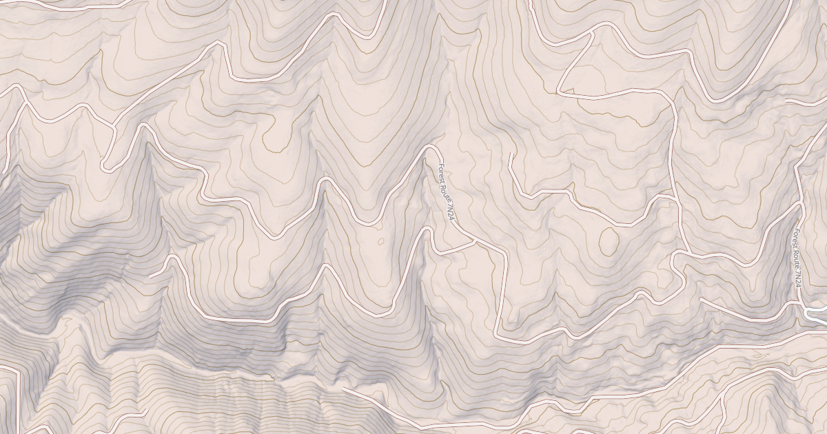 Map preview of USFS Motor Vehicle Use Map Roads {3628D045-68ED-47AA-A8B0-A0DCC3264823}