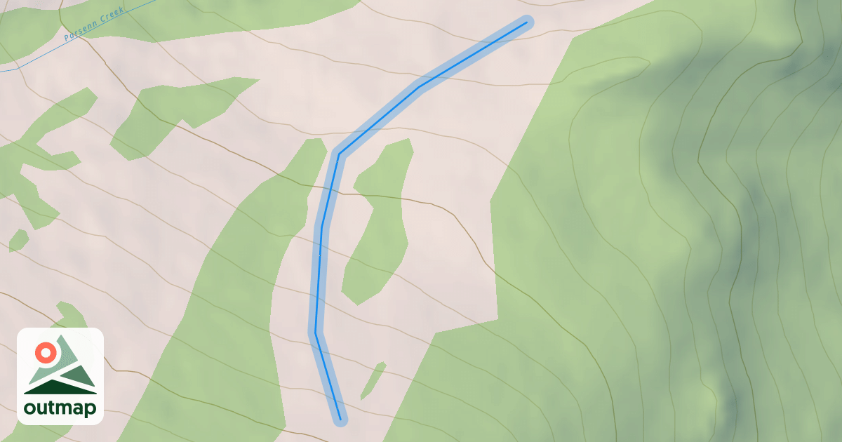 Map of Parry's Peek
