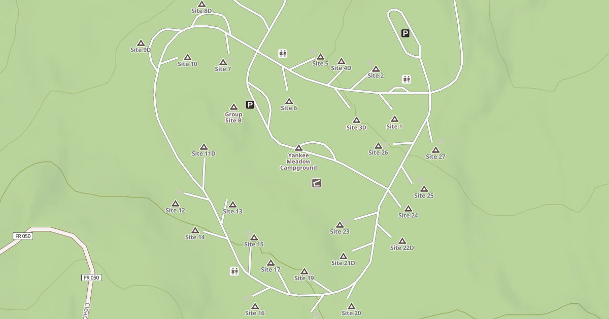 Map preview of YANKEE MEADOW CG