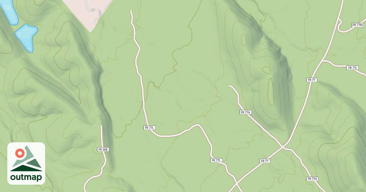 Map of COLD SPRINGS