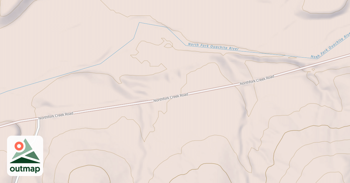 Map of OLD NORTH FORK