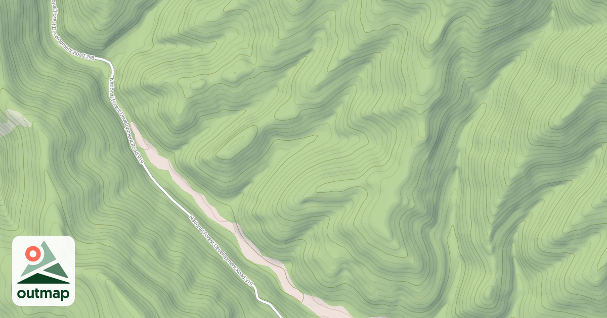 Map of Laverne Creek Ohv