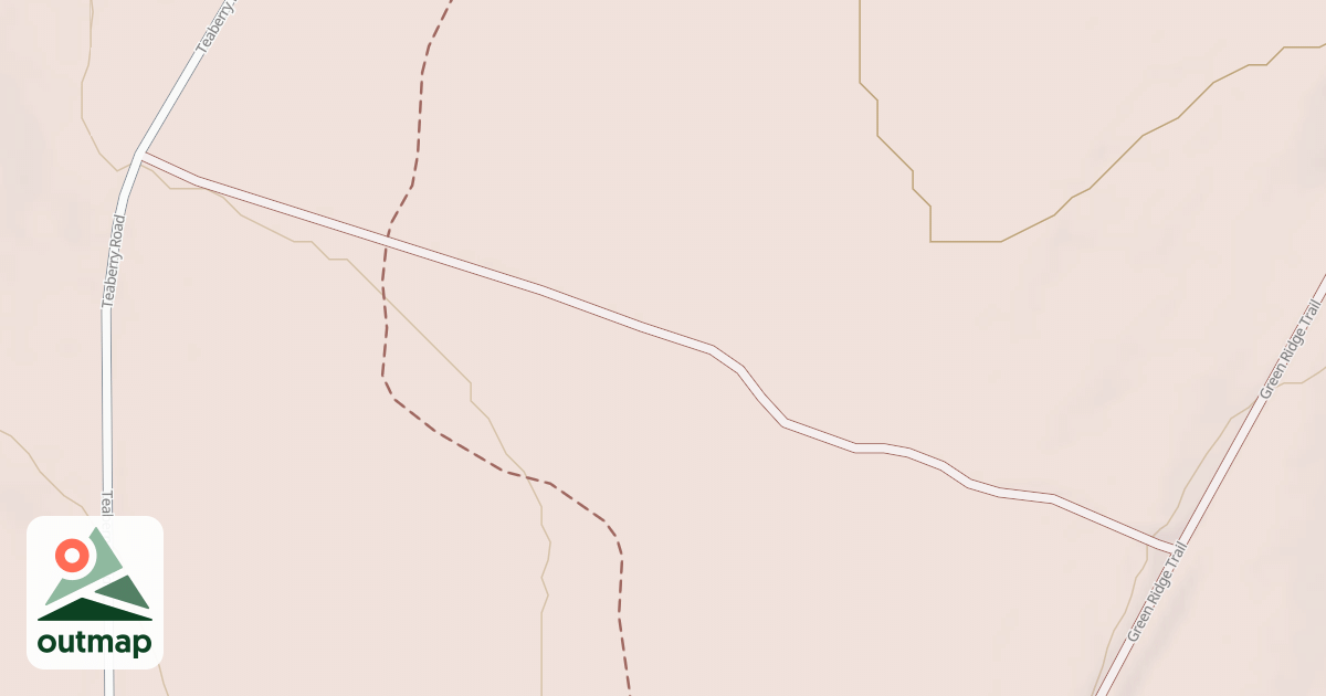 Map of Michaux State Forest – Snowmobile Trail System (Southern)