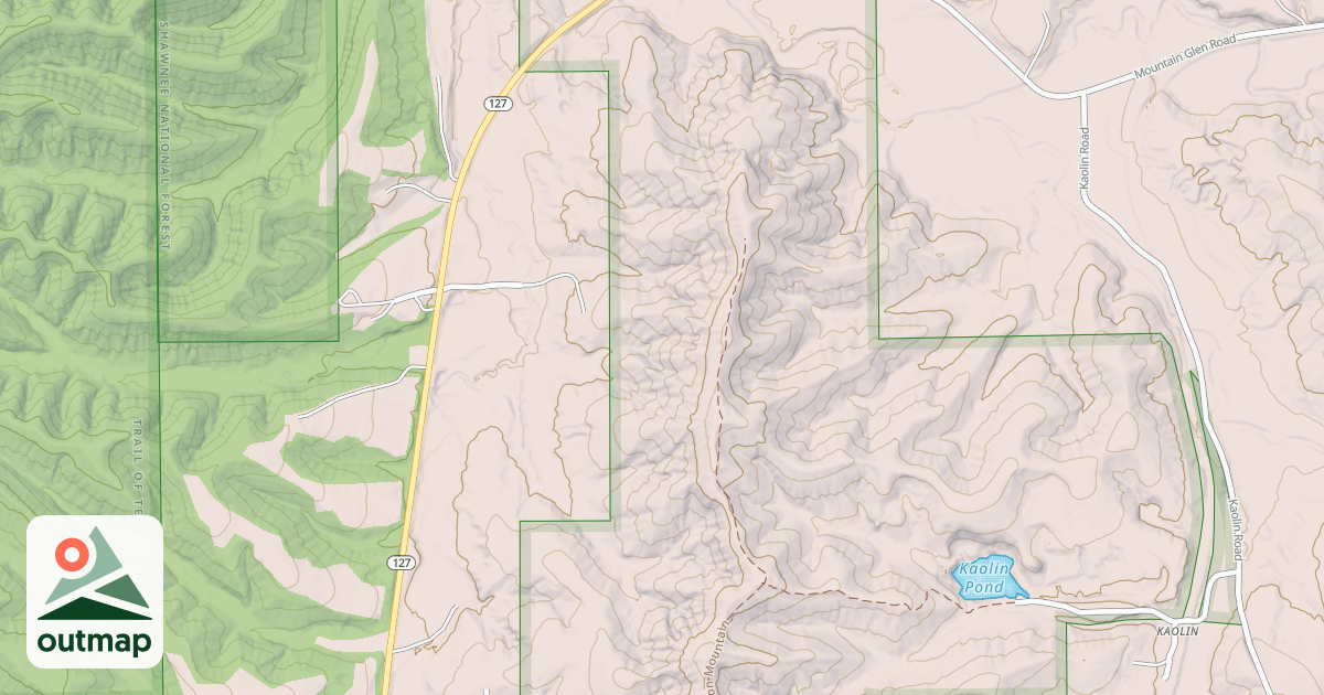 Map of IRON MOUNTAIN RD in Union