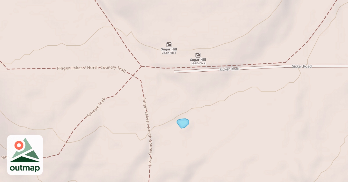 Map of Pond Trail