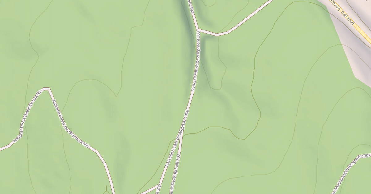 Map preview of USFS Motor Vehicle Use Map Roads {1532D169-8088-47C6-BD15-84829A225819}