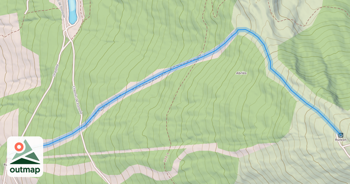 Map of La Draye