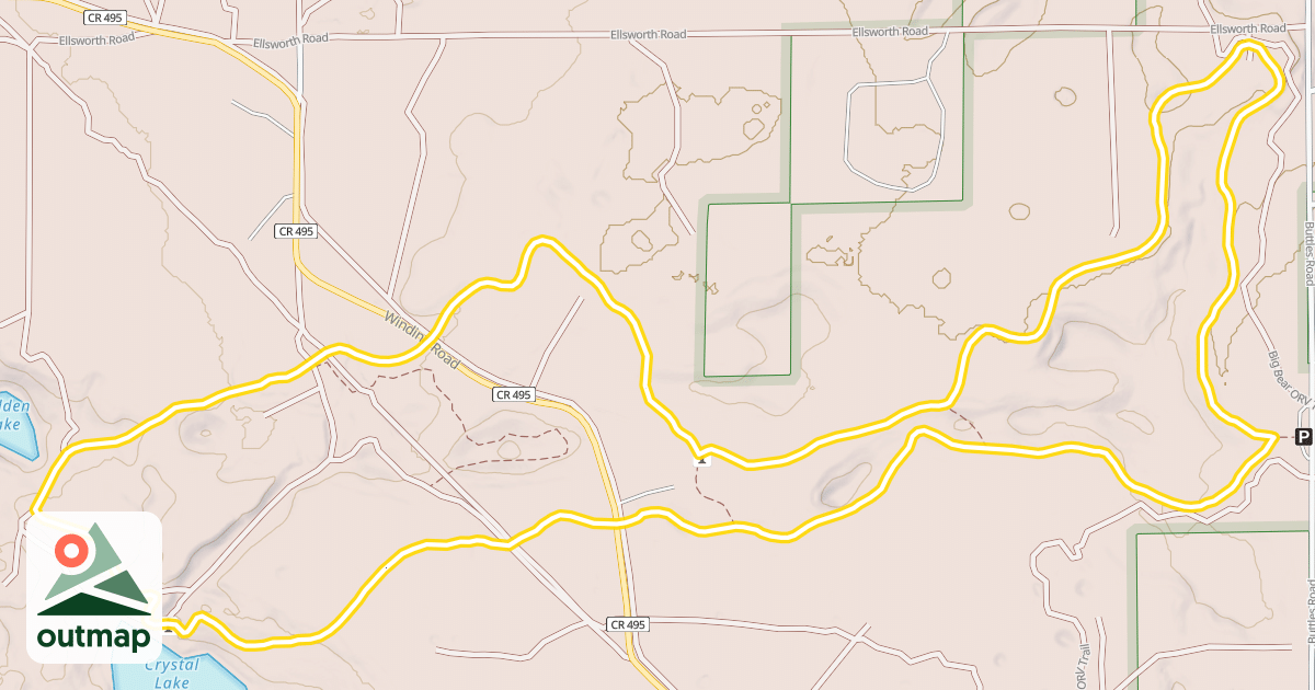 Map of Buttles Road Pathway