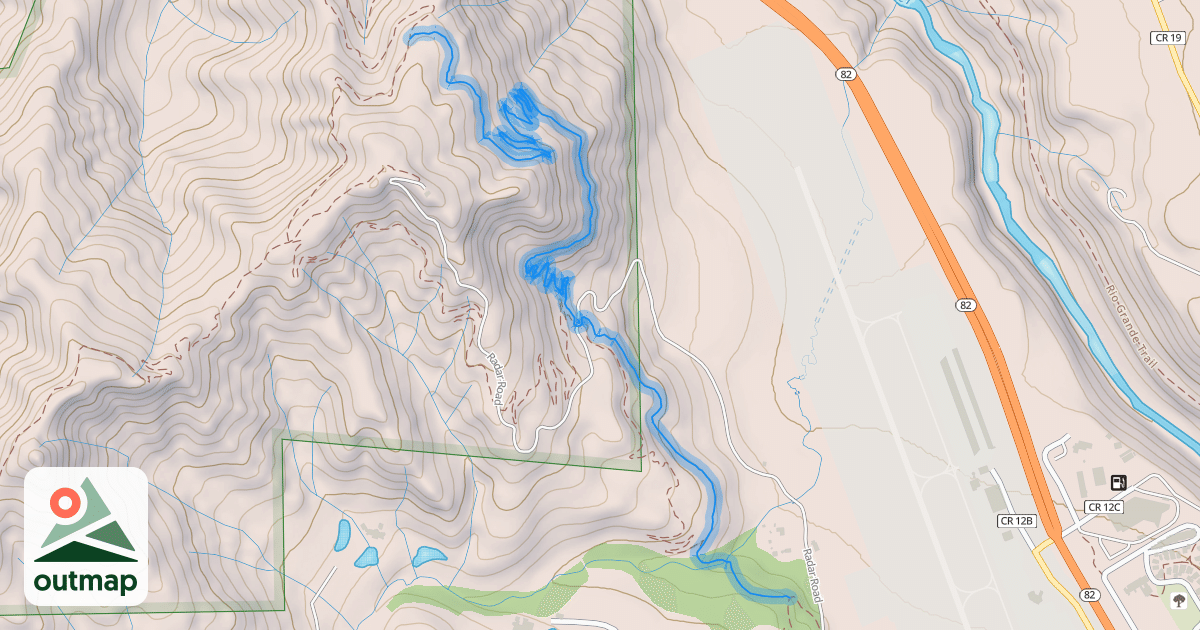 Map of Airline Trail