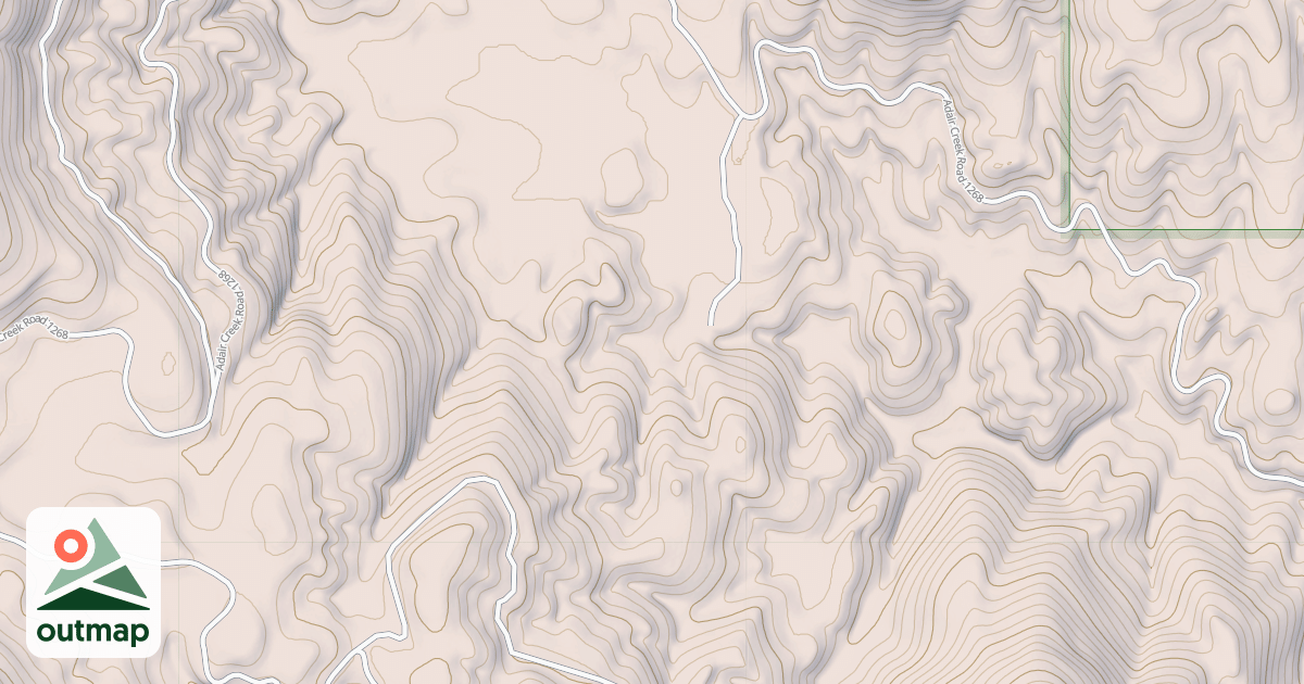 Map of Adair Ridge Ohv