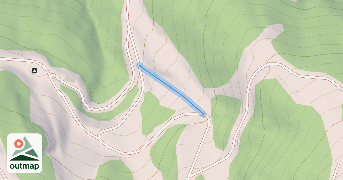 Map of Powderhorn Gully