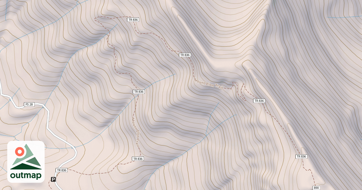 Map of Mt. Zion