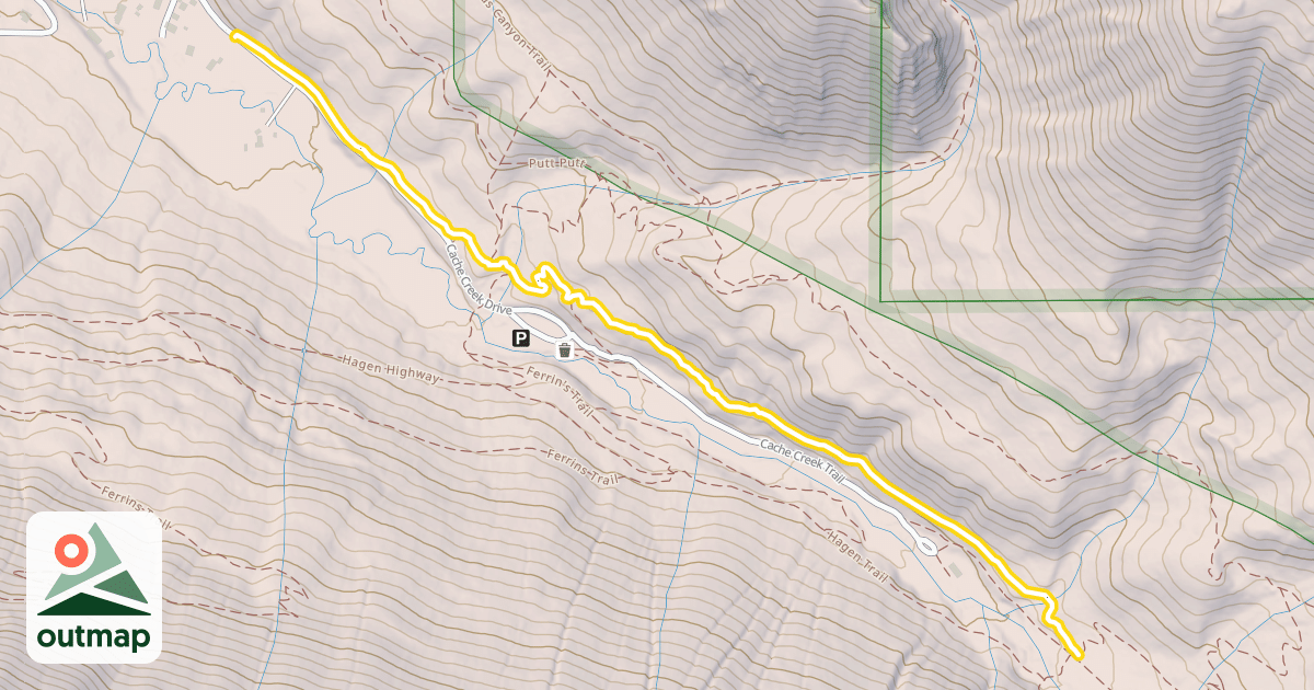 Map of Sidewalk Trail