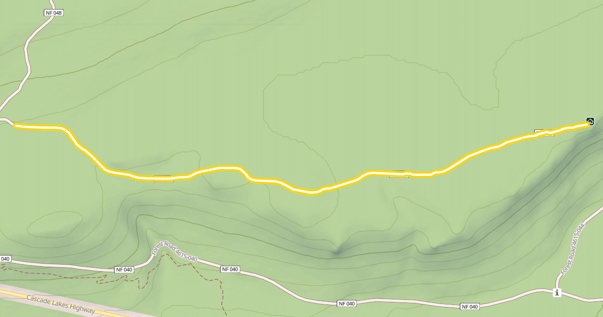 Map preview of Forest Road 4615-046