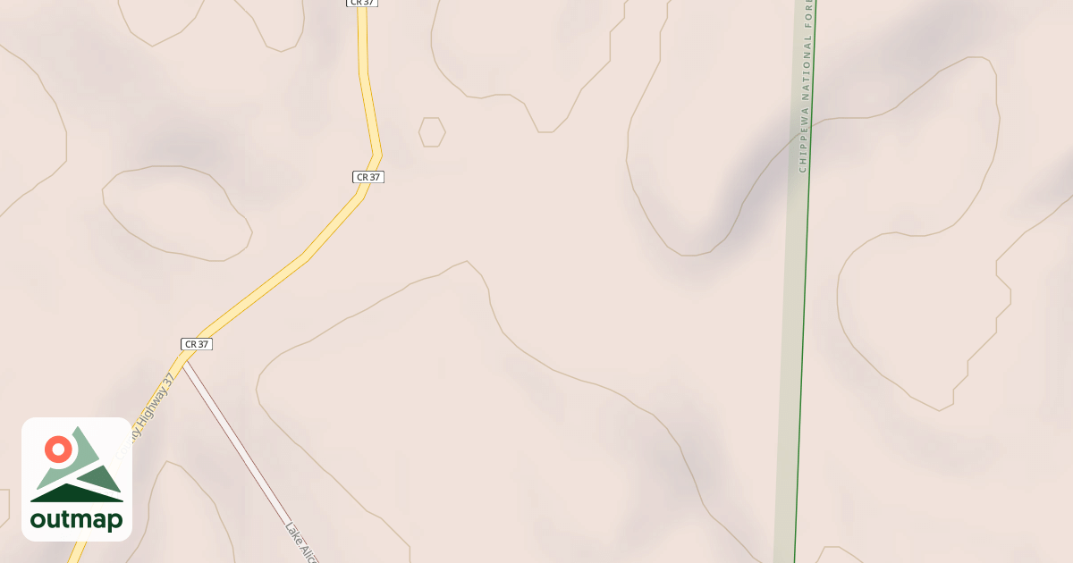 Map of LAKE ALICE ROAD NORTHWEST