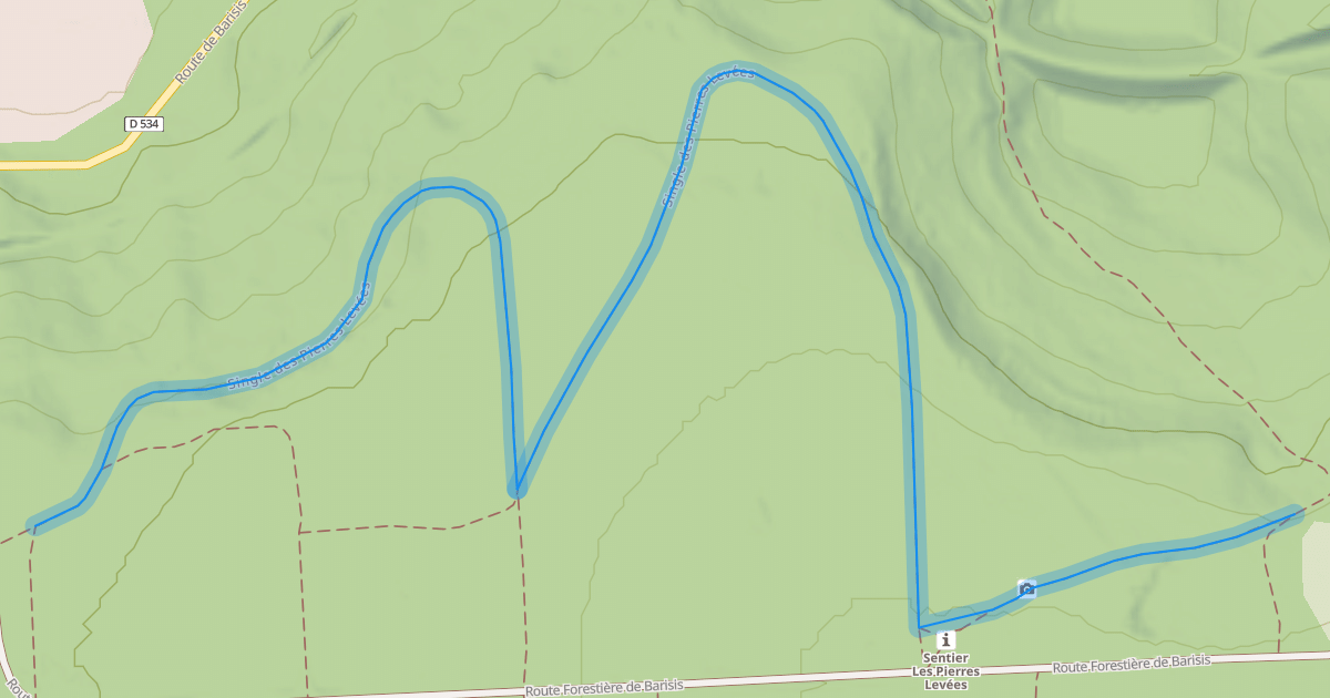 Map preview of Single des Pierres Levées