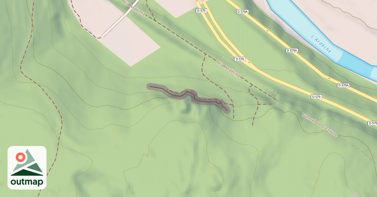 Map of Le Rocher