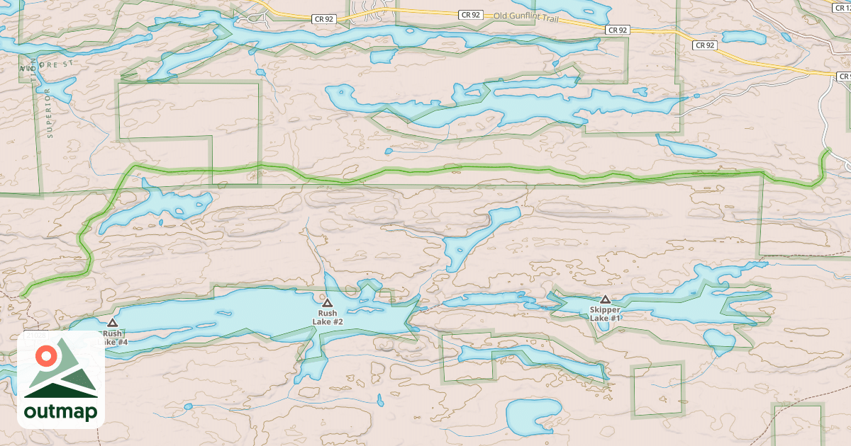 Map of Moose Trail