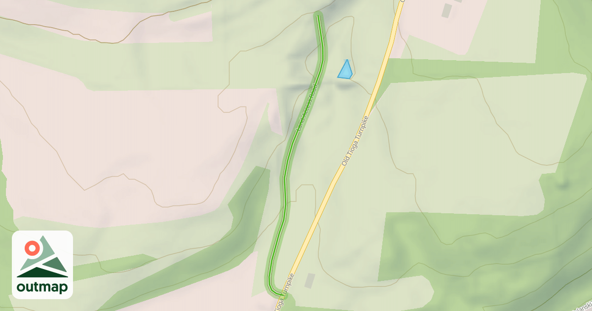 Map of Land-Access Road