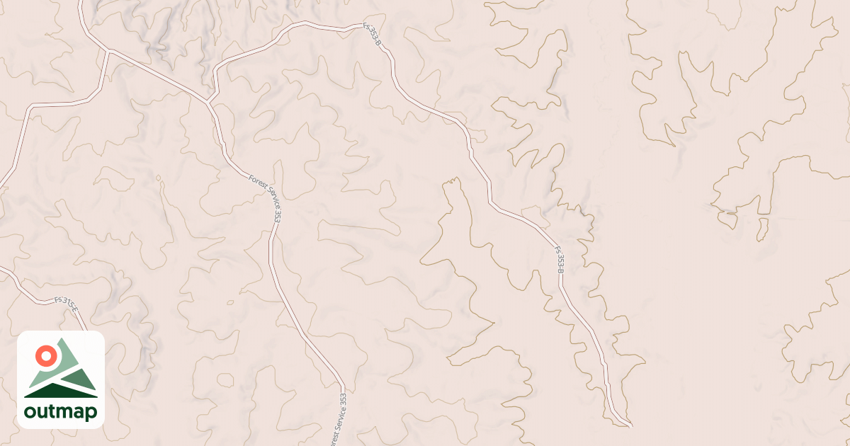 Map of USFS Motor Vehicle Use Map Roads {C45BB51A-25FC-491A-9069-E29F3A4F58BC}
