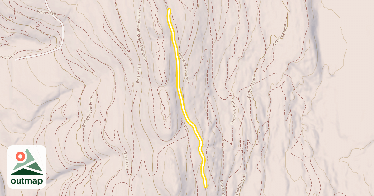 Map of Eric's Around the Mountain