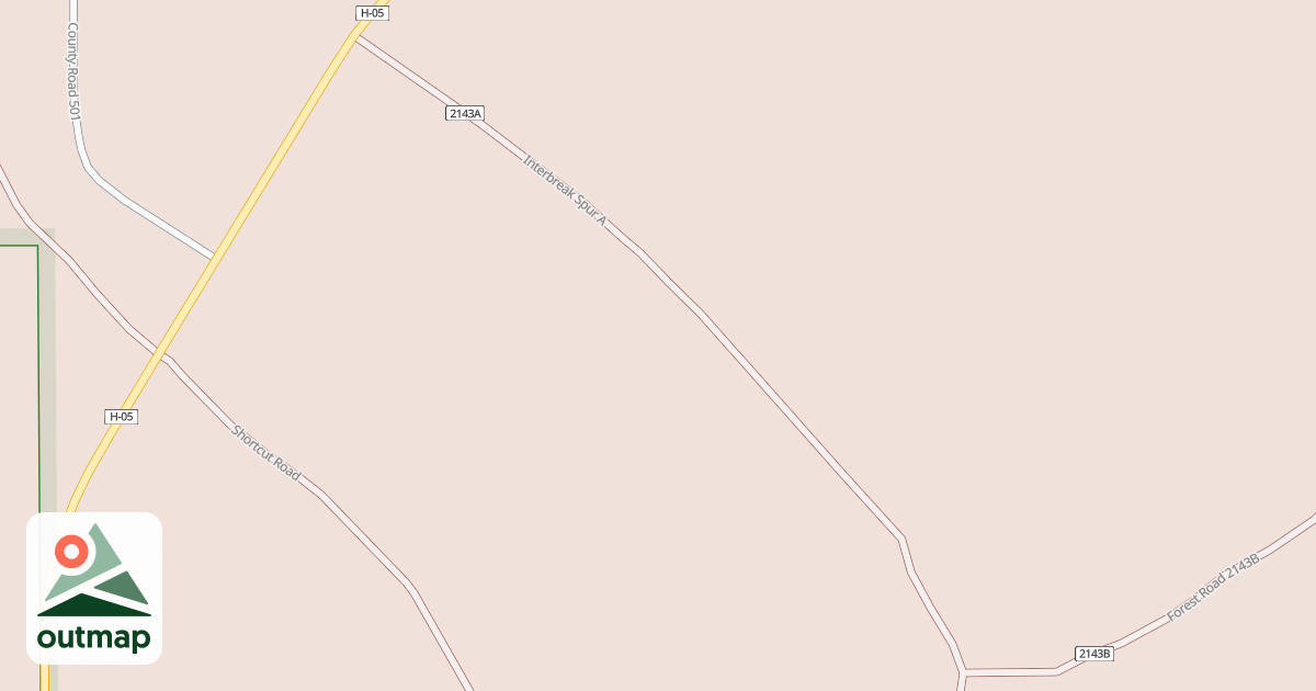 Map of INTERBREAK SPUR A
