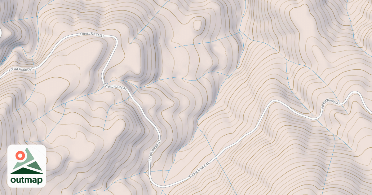 Map of LOWER CORRAL