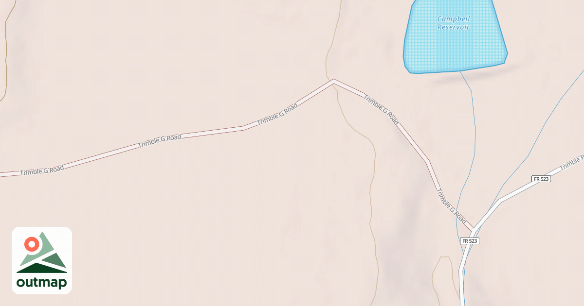 Map of TRIMBLE G