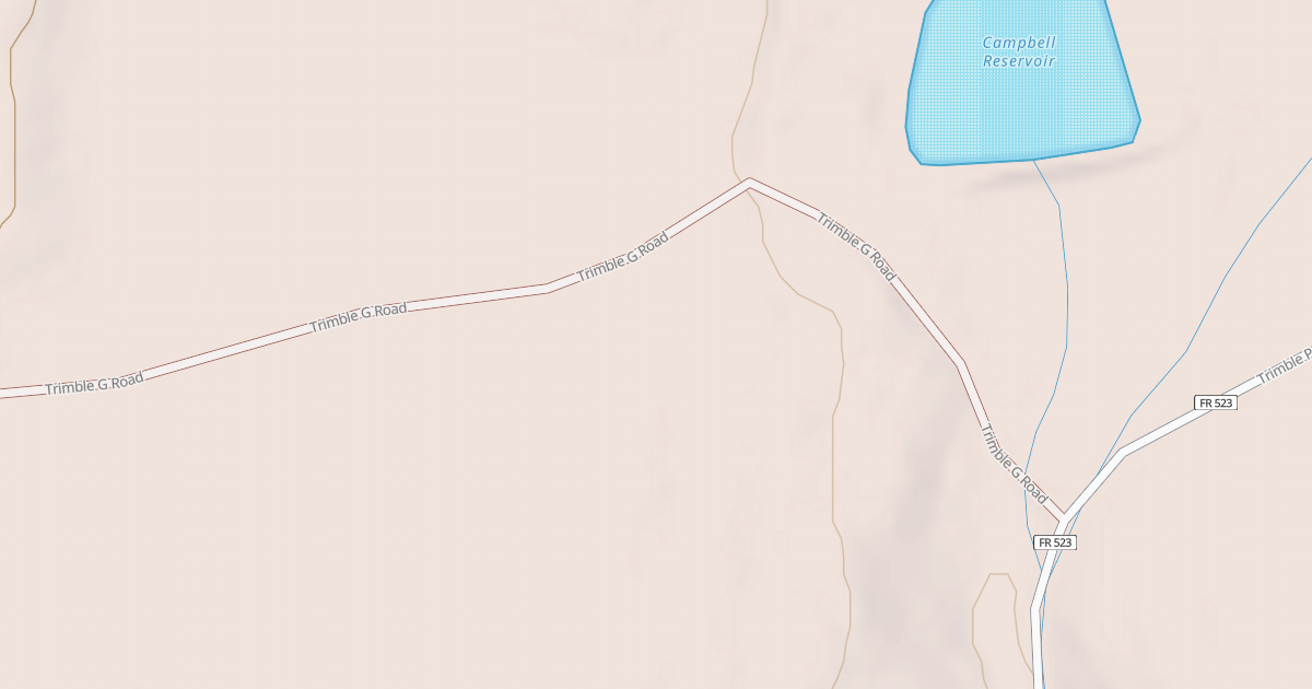 Map preview of TRIMBLE G