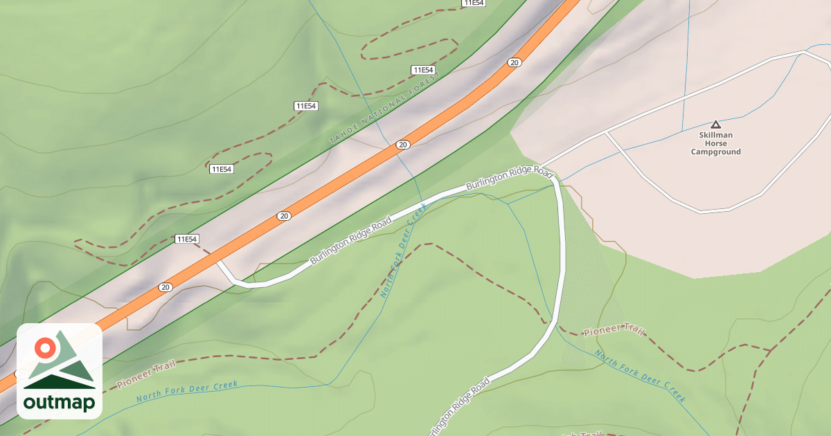 Map of BURLINGTON RIDGE