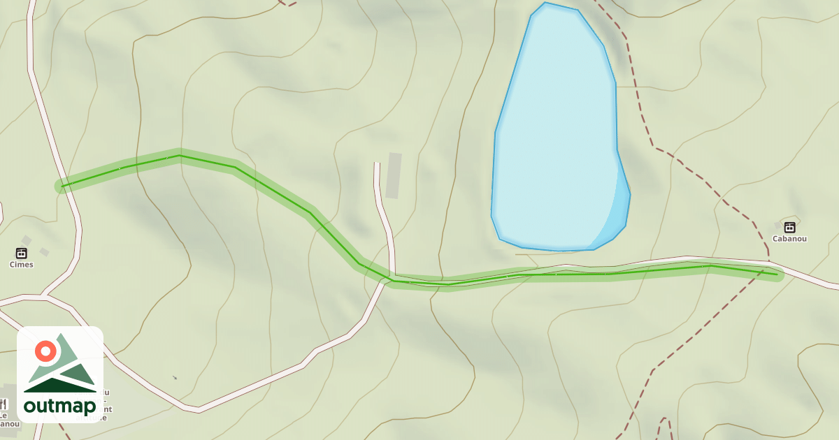 Map of Grande Traverse Haut