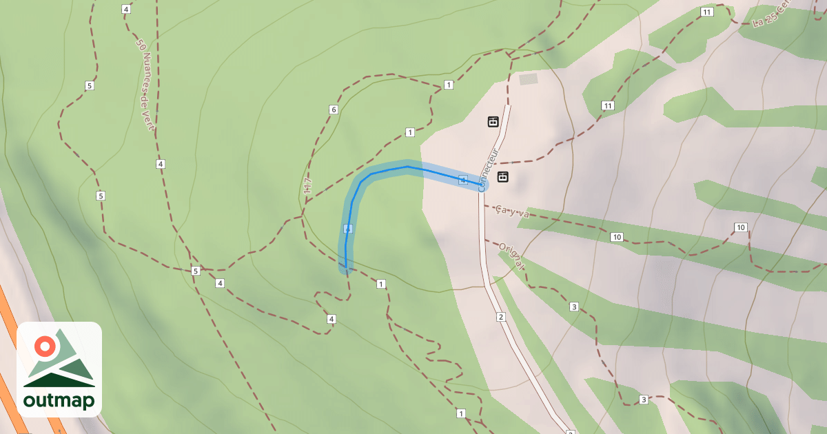Map of 50 Nuances de Vert