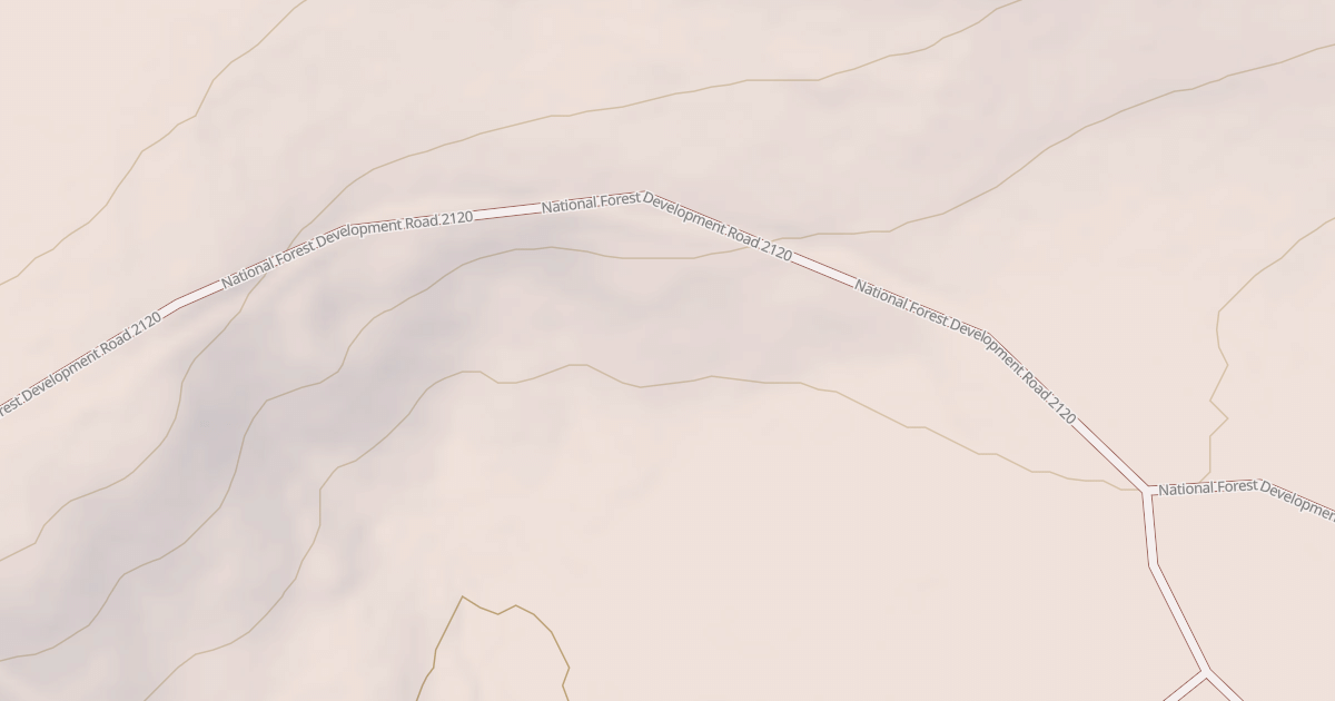 Map preview of USFS National Forest System Roads {97052FA4-82C8-48C6-9937-F7FEDA4B93EF}