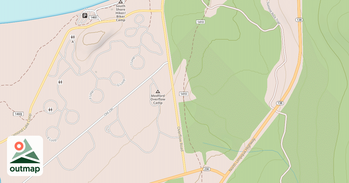 Map of 230 CUTOFF