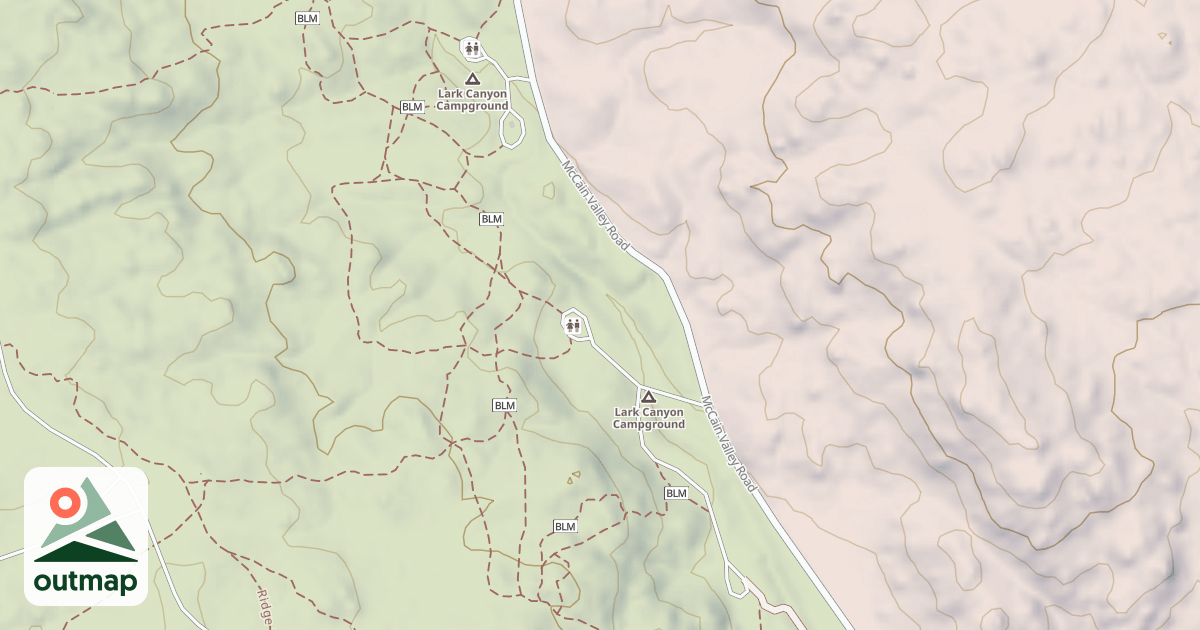 Map of BLM National GTLF Public Motorized Roads e1edb6e5-a529-412c-8851-a676e5045db3