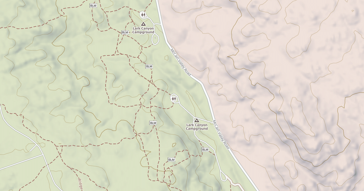 Map preview of BLM National GTLF Public Motorized Roads e1edb6e5-a529-412c-8851-a676e5045db3