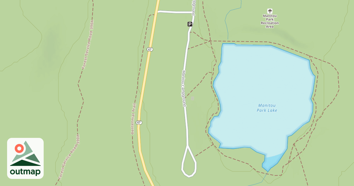 Map of MANITOU PG