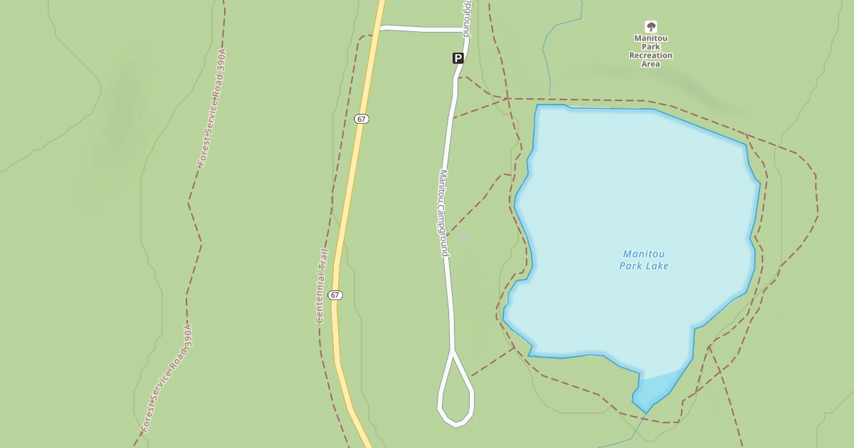 Map preview of MANITOU PG