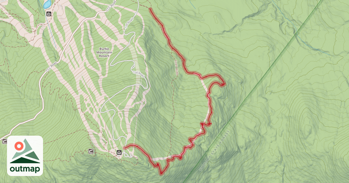 Map of DH Trail