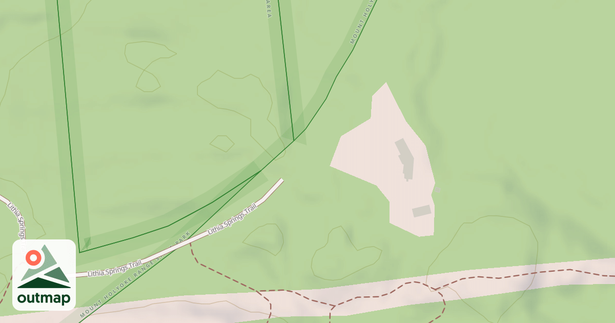 Map of Lithia Springs Trail