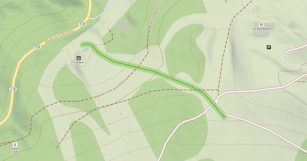 Map preview of Liaison Gentianes