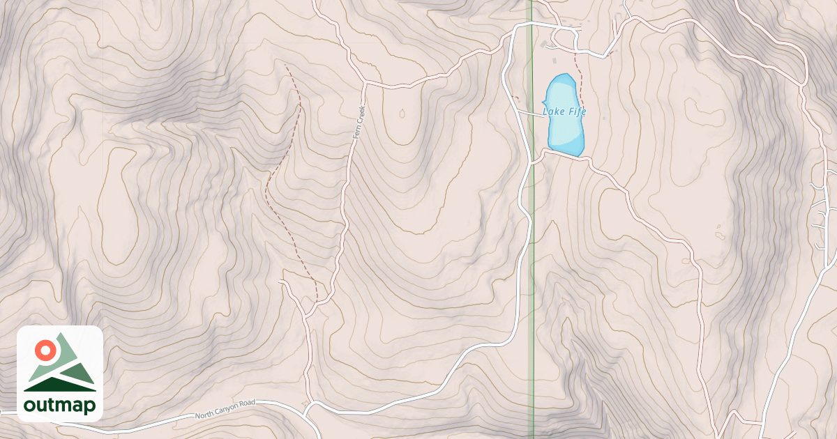 Map of BARTLETT LAKE