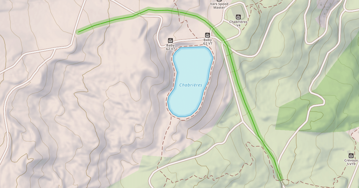 Map preview of Les Clapiers