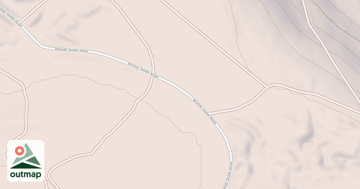 Map of Bloody Skillet ATV Trail