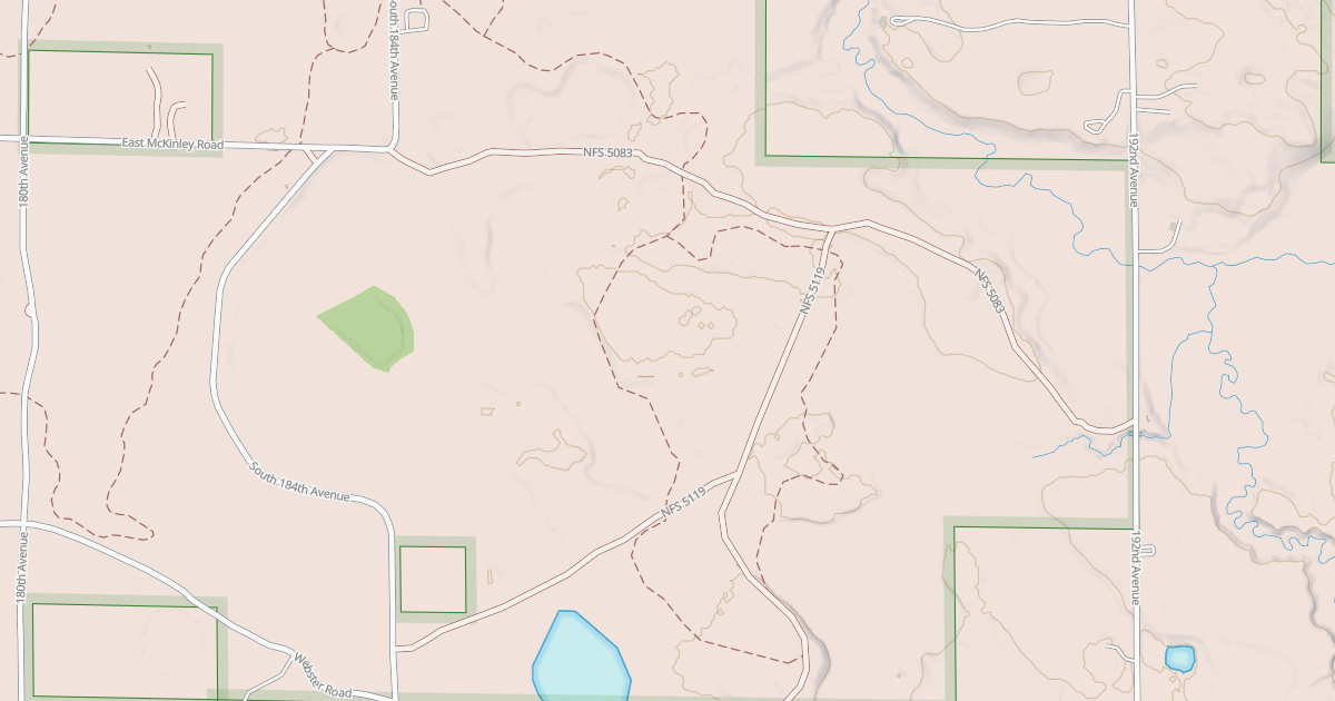 Map preview of Horseshoe Motorcycle Trail