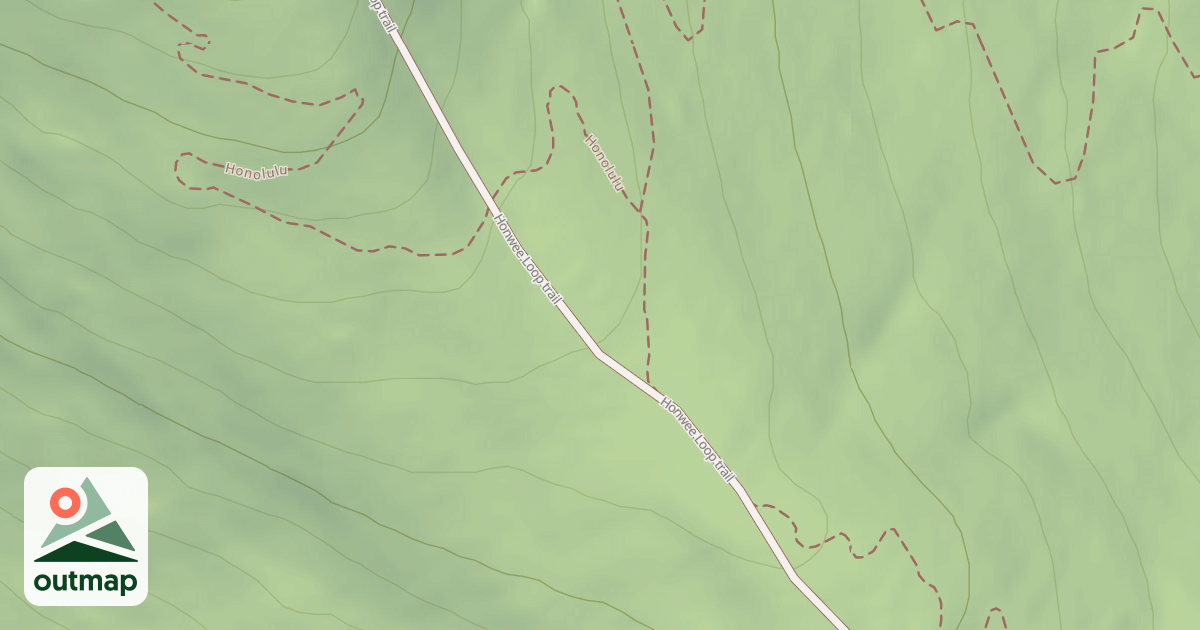Map of Honwee Loop Trail