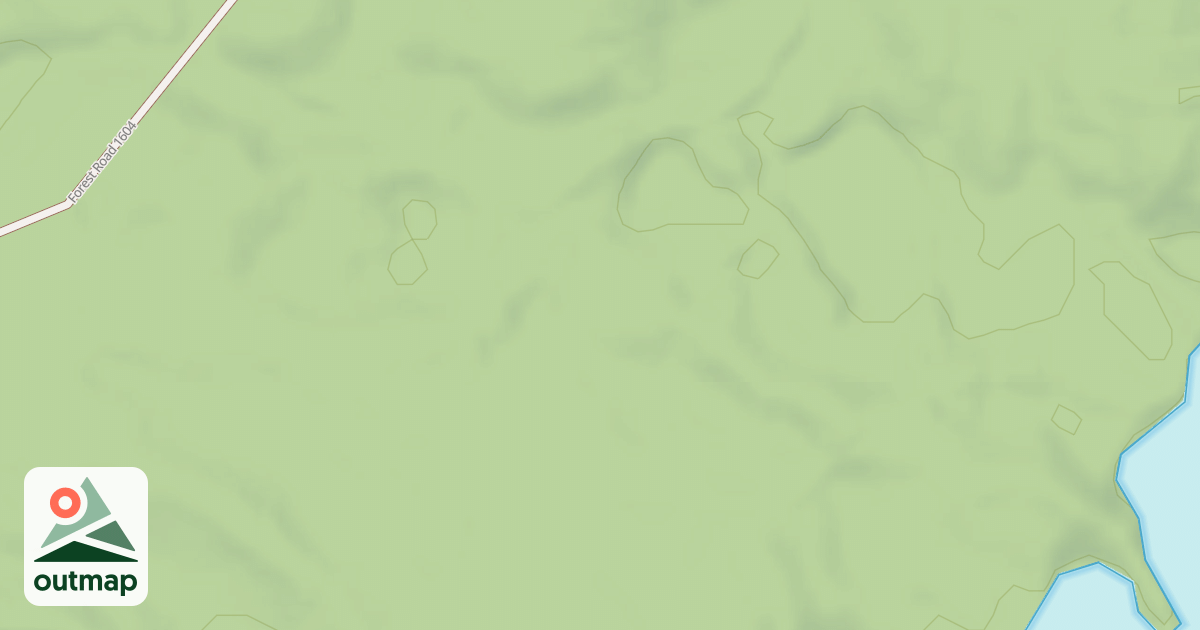 Map of FR 1604A