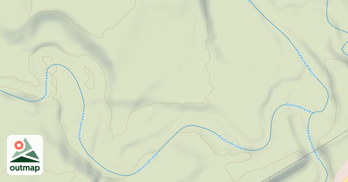 Map of Shady Oaks Native Prairie Adventure Trails