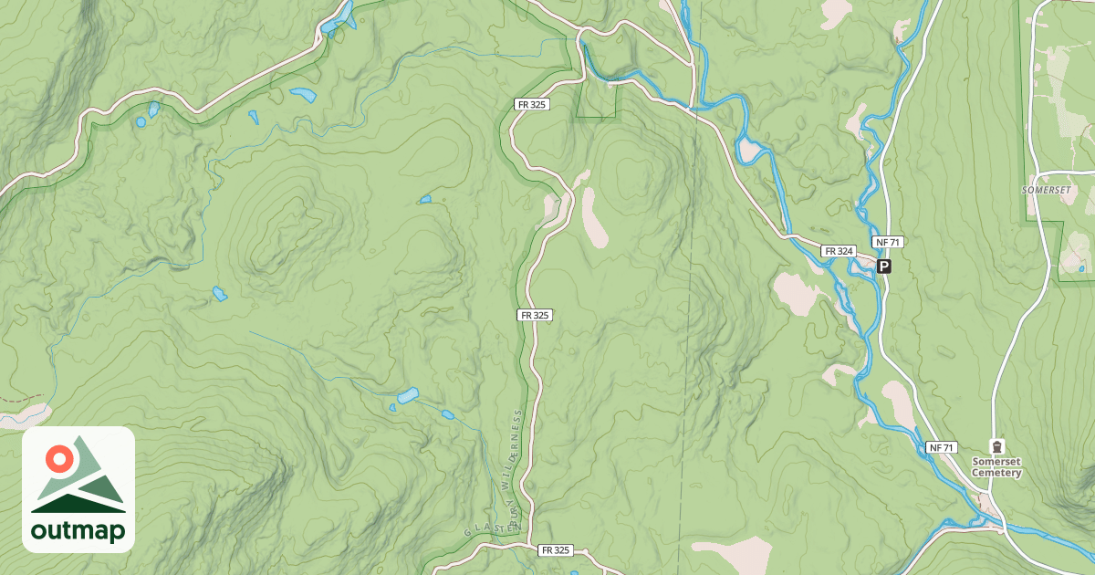 Map of Castle Brook