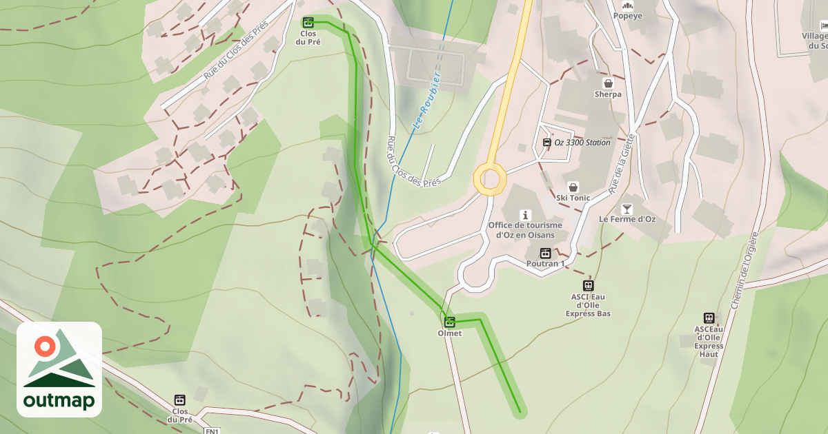 Map of Canetons